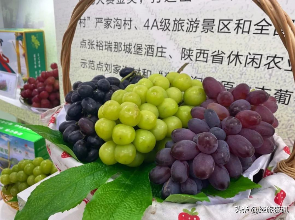 葡萄、葡萄酒、茯茶等秦漢產品亮相農高會