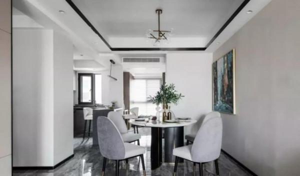 131平高階灰現代輕奢風四居室，高階灰也能成溫馨格調的婚房