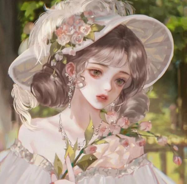 頭像｜動漫古風美人，秀色掩今古，荷花羞玉顏