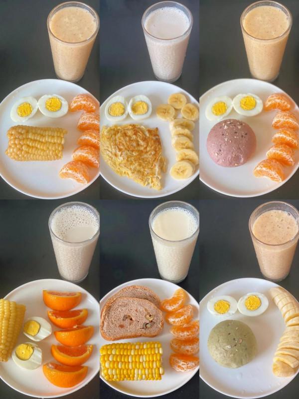 一週不重樣減脂早餐食譜