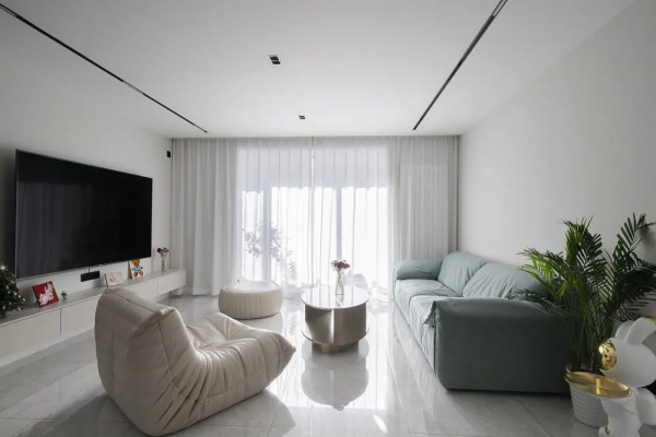 113㎡有娃之家空無一物，超大落地窗讓&OpenCurlyDoubleQuote;採光自由&rdquo;，絕了