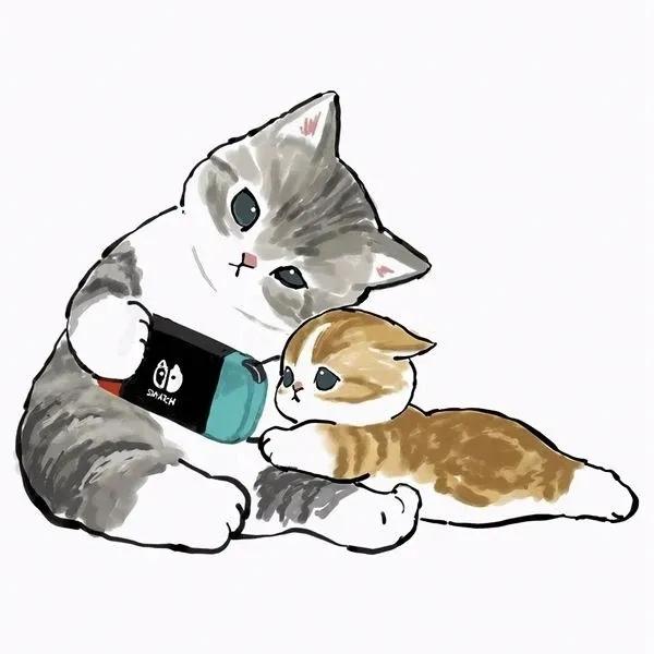 太萌了，治癒系萌貓頭像，趕緊儲存帶走她