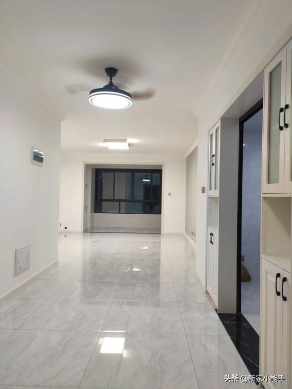 新房硬裝完工，花了不到12W，全屋不做吊頂非常機智，家人很滿意