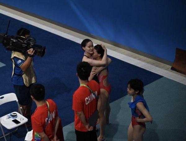 里約奧運女子10米跳臺冠軍任茜:後浪激勵,我不服輸 里約奧運女子10米跳臺冠軍任茜:後浪激勵,我不服輸