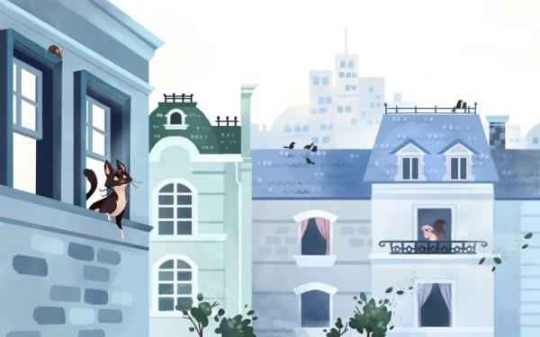 她筆下的畫就和迪士尼動畫一樣治癒 她筆下的畫就和迪士尼動畫一樣治癒