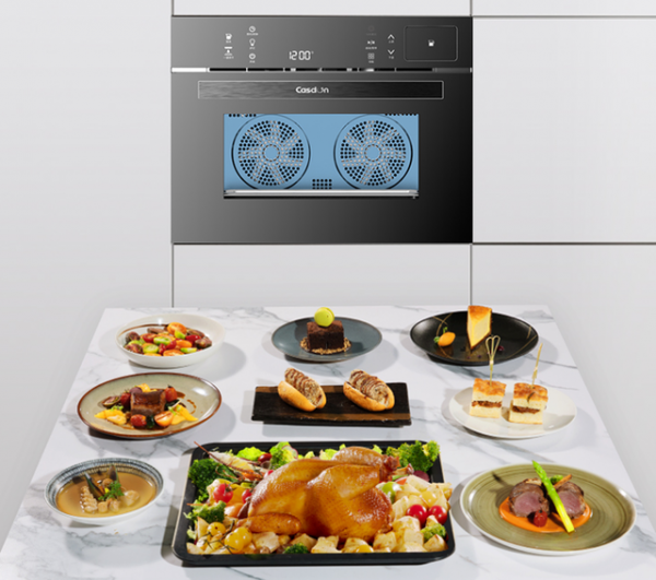 雙熱風黑科技加持 免預熱的凱度蒸烤一體機 雙熱風黑科技加持 免預熱的凱度蒸烤一體機