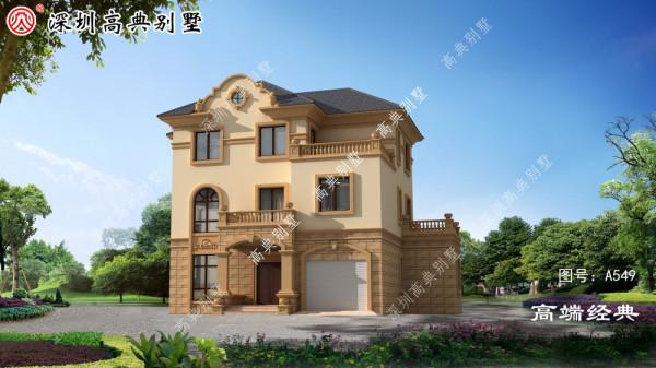 高階棕設計，搭配車庫，簡約中又帶著輕奢