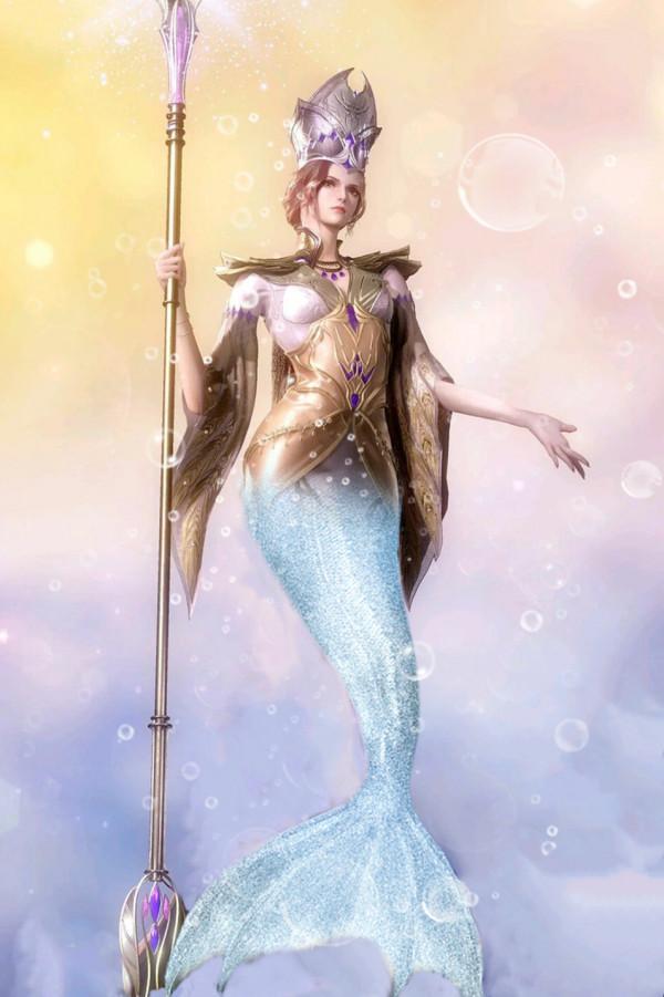 鬥羅女神化身美人魚，小舞清純，寧榮榮夢幻，看到比比東心動了