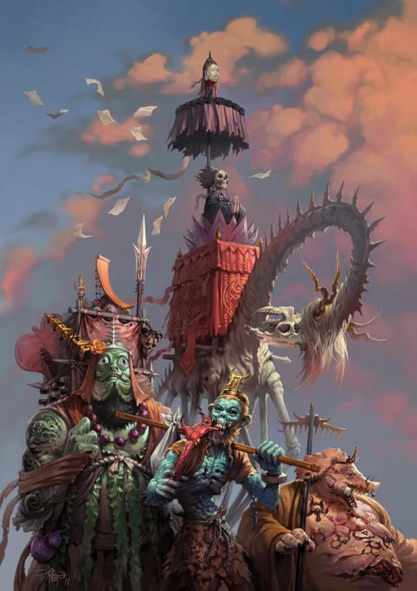 高畫質桌布（201）：西行四人組