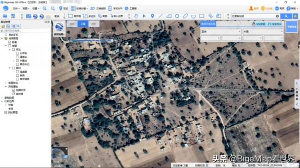 從衛星圖看國外與國內的農村！有什麼差別？