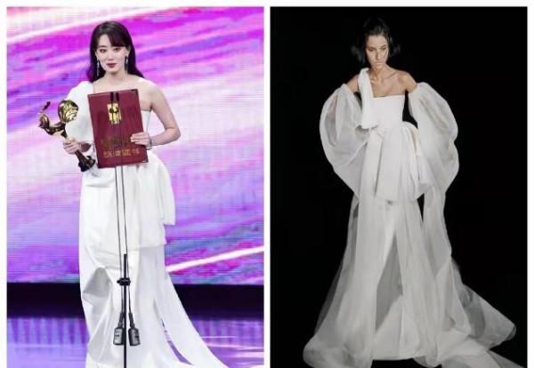 張小斐成金雞大贏家,穿婚紗戴400萬珠寶撐門面,方臉美得真高階 張小斐成金雞大贏家,穿婚紗戴400萬珠寶撐門面,方臉美得真高階