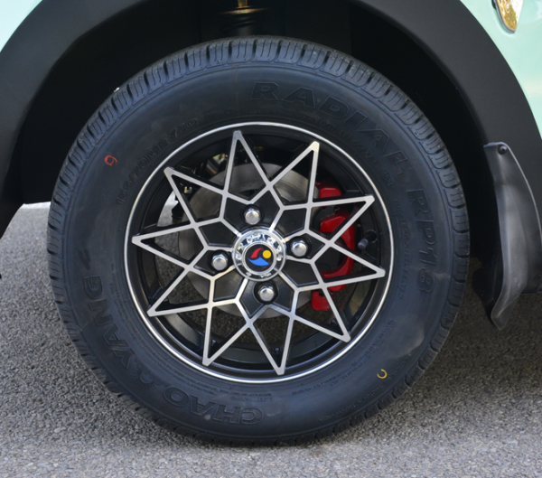 致富鳥新能源車，油電兩用，續航不愁，外觀時尚靚麗