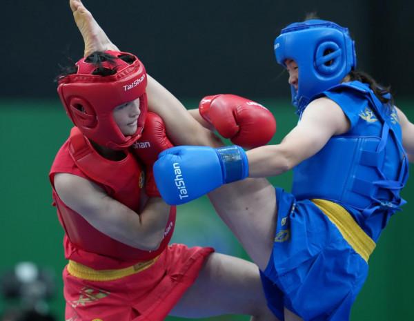 武術散打——女子團體1/8決賽賽況