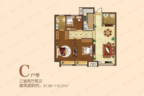 （一）自裝98㎡的房子，目前硬裝控制在5W左右，風格是：簡約簡單