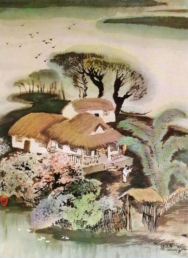 著名畫家「蕭萬慶」系列作品欣賞——《詩情畫意》