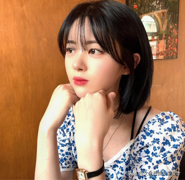 絕絕子“減齡齊脖短髮”