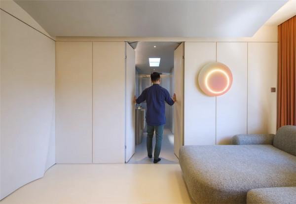 80後的他決定獨居，將59㎡小家兩室改一室，“豪裝”成頂配一人居