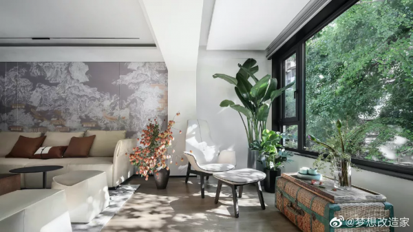 吹爆這個退休老師的110㎡：全屋智慧化、70㎡做收納、38㎡做花園