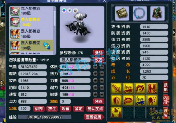 夢幻西遊：175群雄64強女兒村極品裝備加身，1只大海龜竟是服戰級