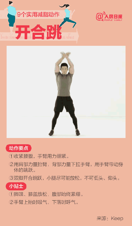 轉存!9個實用減脂動作幫你瘦下來 轉存!9個實用減脂動作幫你瘦下來