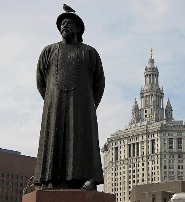 美國紐約街頭有一座中國人銅像,背後是一段屈辱的歷史,值得牢記 美國紐約街頭有一座中國人銅像,背後是一段屈辱的歷史,值得牢記