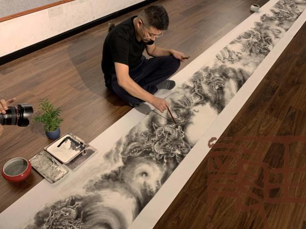 由龍辛丑鉅作《九龍圖》記錄