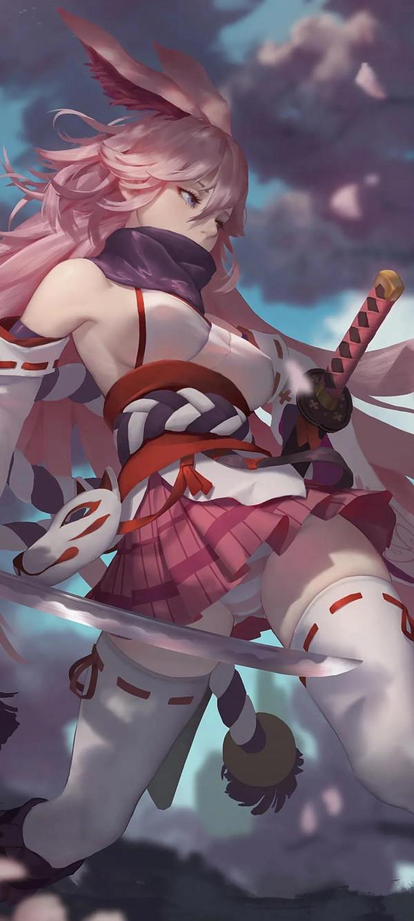 八重櫻、植野、大道寺知世全面屏手機桌布 八重櫻、植野、大道寺知世全面屏手機桌布