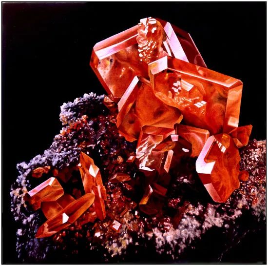 大自然的紅色戀曲 礦晶色彩的秘密 大自然的紅色戀曲 礦晶色彩的秘密