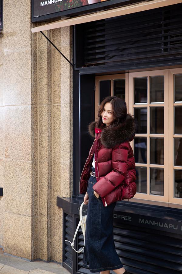 基本款麵包羽絨服，不挑身材，小個子也能駕馭