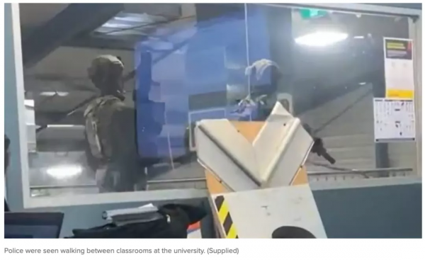 澳洲一大學今天發生持槍案！男子舉槍威脅保安
