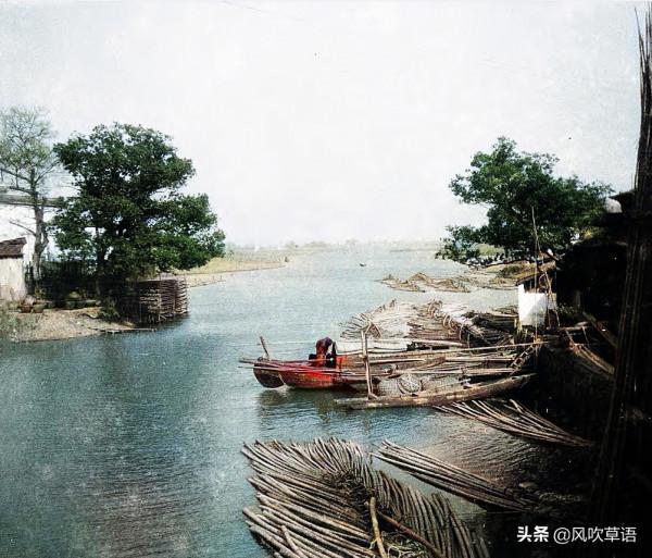 浙江杭州：1931年的塘棲古鎮舊影，來自90年前的江南水鄉風情