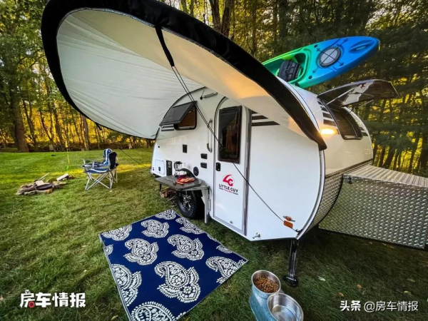 房車圈也內卷？車身小巧僅0.8噸能睡一家三口，車外能擺攤燒烤