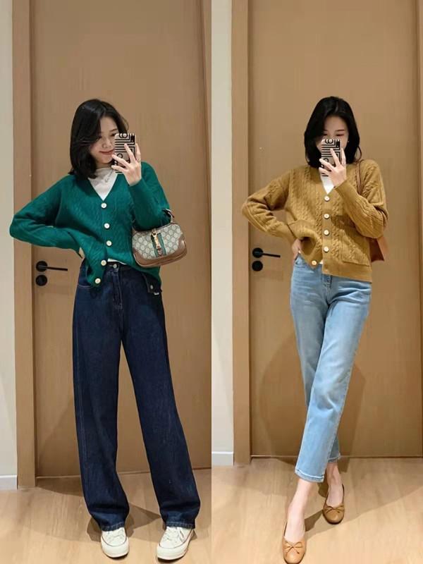 開春首件單品一定要選&OpenCurlyDoubleQuote;針織開衫&rdquo;，溫柔實用不說，這樣搭好氣質