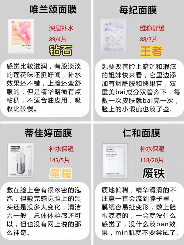 秋冬季節你的面膜還沒換嗎？快來避雷吧