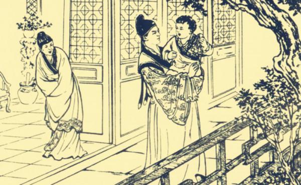 民間故事：阿婆借針線，聽到主人女兒哭著喊爹，阿婆：快捂她嘴巴