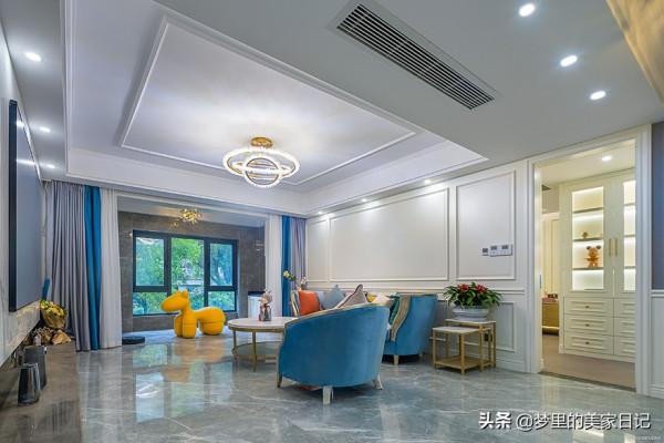 80後兩孩夫婦打造145㎡現代美式四居室，打破有娃必亂的生活魔咒