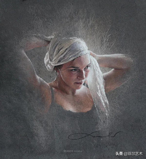 法國女粉彩大師，描繪的女性之美，細膩柔和