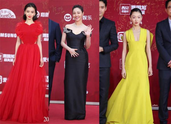 北影節，佟麗婭高定被嘲像浴巾，鞏俐休閒裝配百萬珠寶巨星範十足