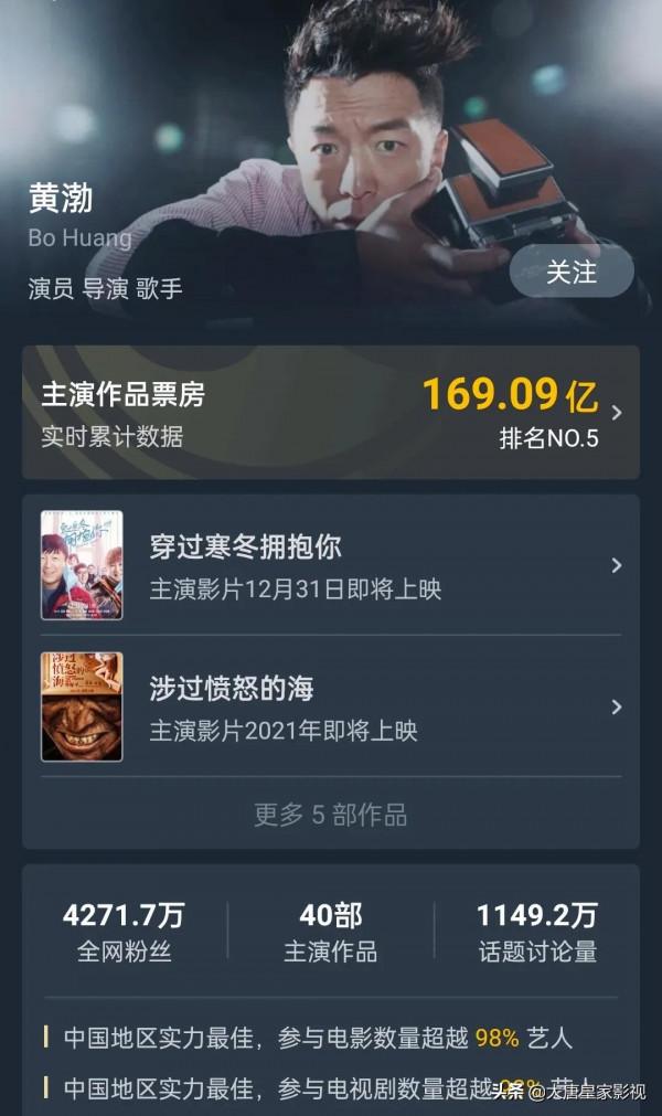 賈玲與黃渤的新電影上映了