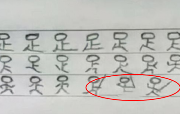 小學生罰抄“羅”字火了,寫出了三維立體感,這字好像有了靈魂 小學生罰抄“羅”字火了,寫出了三維立體感,這字好像有了靈魂