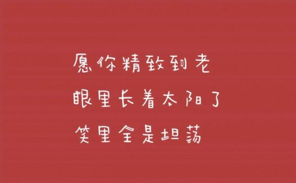 新年文案 如果所有人祝你新年快樂 那我祝你歷經山河仍覺得人間值得