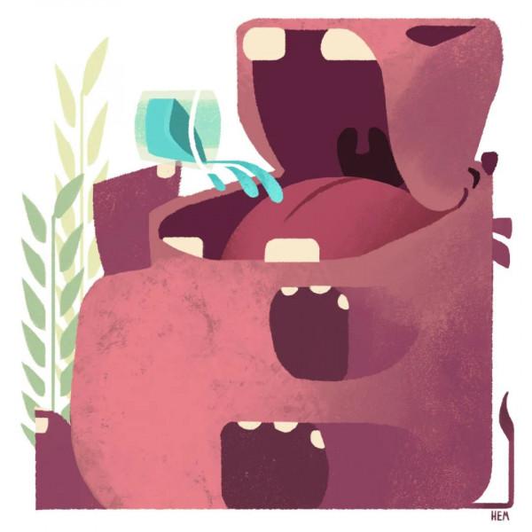 她筆下的畫就和迪士尼動畫一樣治癒 她筆下的畫就和迪士尼動畫一樣治癒