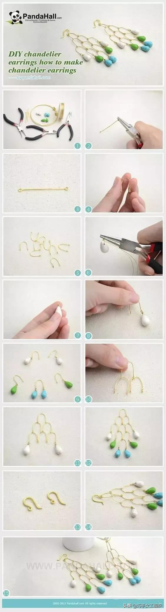 34種串珠飾品教程，收藏了