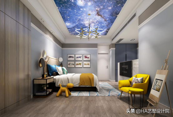 320㎡大平層別墅,霧霾藍玄關太治癒了 320㎡大平層別墅,霧霾藍玄關太治癒了