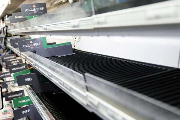 美國華盛頓：空空的貨架