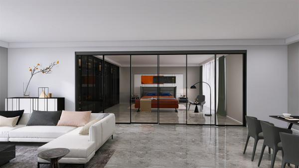 火爆全網的隱藏式全景門，預埋安裝真是極簡又高階