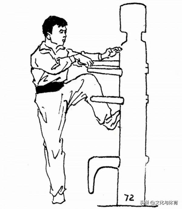 詠春木人樁實用功法：橫針 劈肘 十次掌