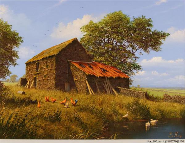 英國藝術家Edward.Hersey田園,一種美好的記憶 英國藝術家Edward.Hersey田園,一種美好的記憶