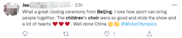 大山裡的孩子閉幕式上用希臘語唱響奧林匹克會歌，再次感動世界