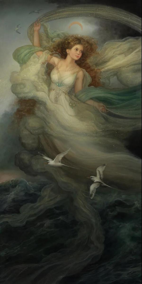 畫如其人，精緻美麗的畫，精緻美麗的女人